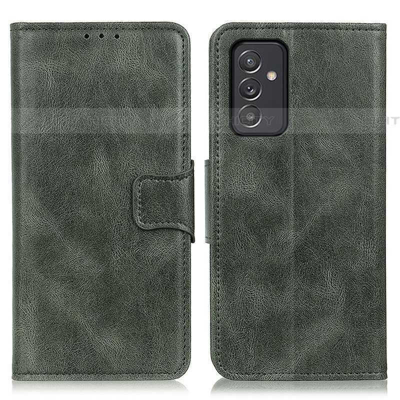 Coque Portefeuille Livre Cuir Etui Clapet M09L pour Samsung Galaxy A25 5G Vert Plus