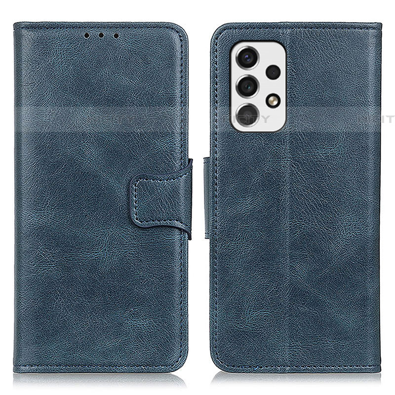 Coque Portefeuille Livre Cuir Etui Clapet M09L pour Samsung Galaxy A53 5G Bleu Plus