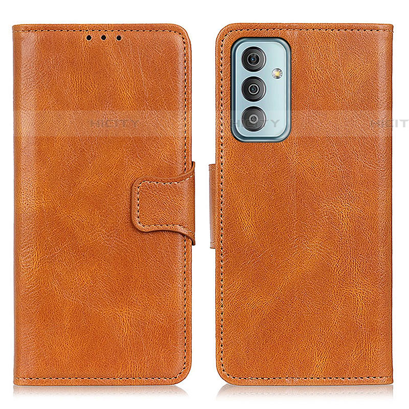 Coque Portefeuille Livre Cuir Etui Clapet M09L pour Samsung Galaxy F23 5G Marron Plus