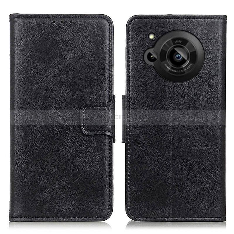 Coque Portefeuille Livre Cuir Etui Clapet M09L pour Sharp Aquos R7 Noir Plus