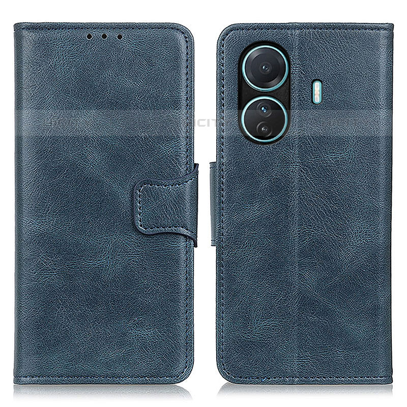 Coque Portefeuille Livre Cuir Etui Clapet M09L pour Vivo T1 Pro 5G Bleu Plus