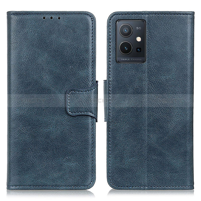 Coque Portefeuille Livre Cuir Etui Clapet M09L pour Vivo Y33e 5G Bleu Plus