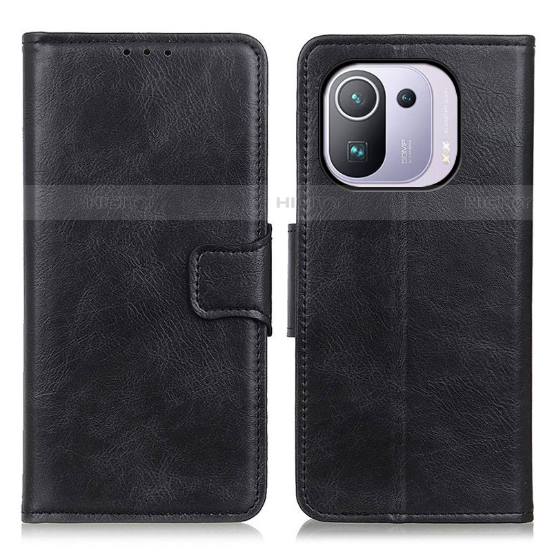 Coque Portefeuille Livre Cuir Etui Clapet M09L pour Xiaomi Mi 11 Pro 5G Noir Plus