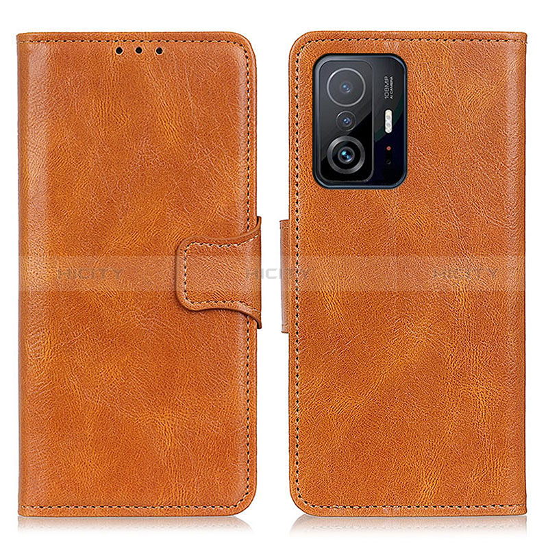 Coque Portefeuille Livre Cuir Etui Clapet M09L pour Xiaomi Mi 11T Pro 5G Marron Plus