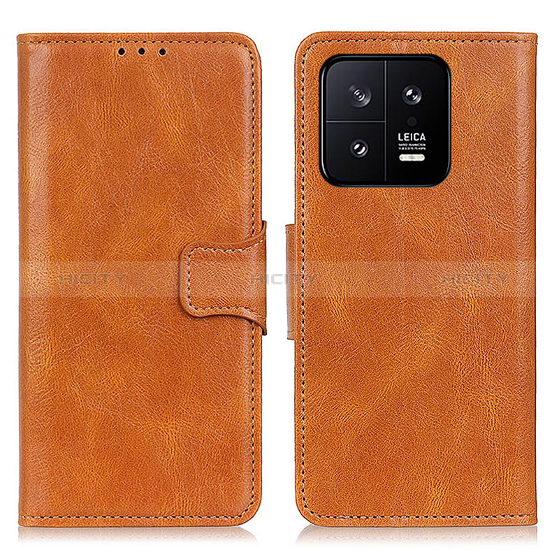 Coque Portefeuille Livre Cuir Etui Clapet M09L pour Xiaomi Mi 13 5G Marron Plus