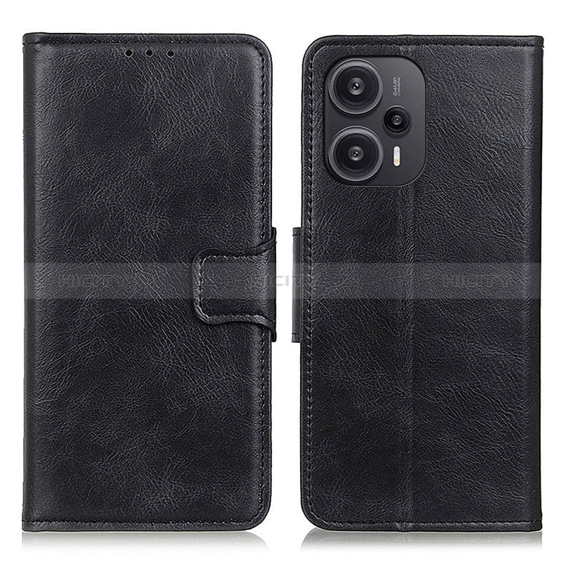 Coque Portefeuille Livre Cuir Etui Clapet M09L pour Xiaomi Poco F5 5G Noir Plus