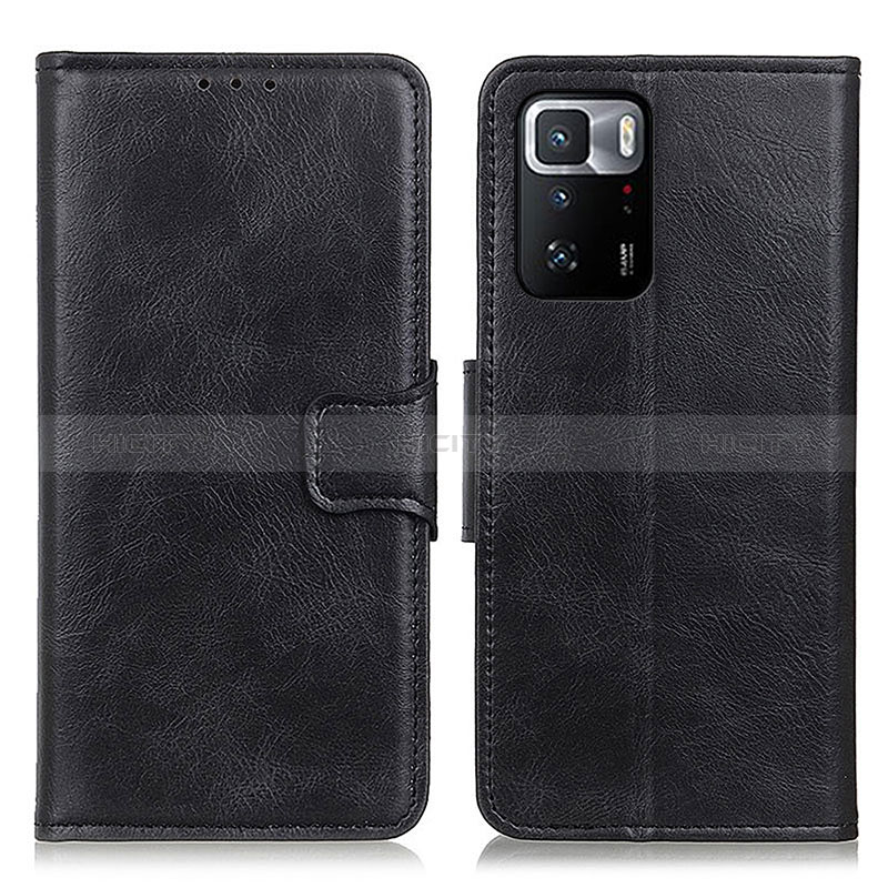 Coque Portefeuille Livre Cuir Etui Clapet M09L pour Xiaomi Poco X3 GT 5G Noir Plus