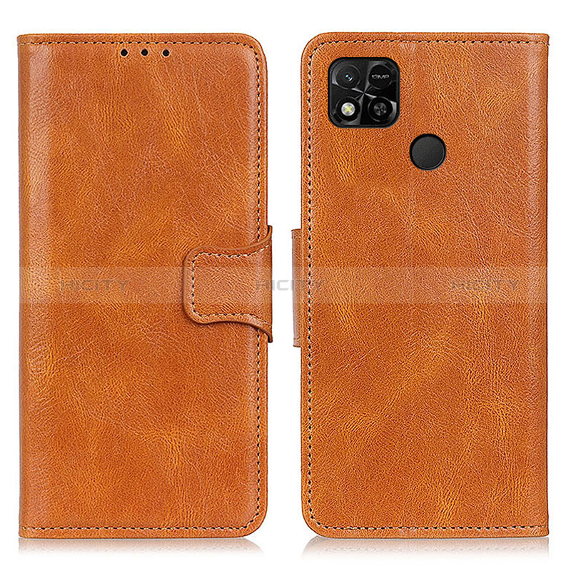 Coque Portefeuille Livre Cuir Etui Clapet M09L pour Xiaomi Redmi 9C Marron Plus