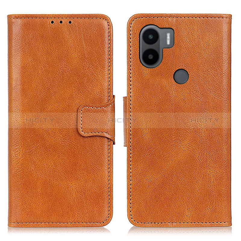 Coque Portefeuille Livre Cuir Etui Clapet M09L pour Xiaomi Redmi A1 Plus Marron Plus