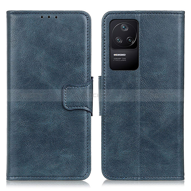 Coque Portefeuille Livre Cuir Etui Clapet M09L pour Xiaomi Redmi K40S 5G Bleu Plus