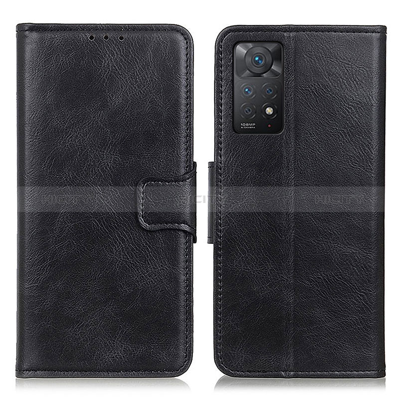 Coque Portefeuille Livre Cuir Etui Clapet M09L pour Xiaomi Redmi Note 11 Pro 4G Noir Plus