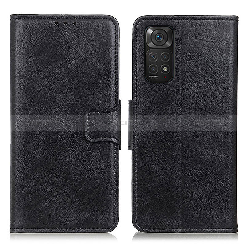 Coque Portefeuille Livre Cuir Etui Clapet M09L pour Xiaomi Redmi Note 11S 4G Noir Plus