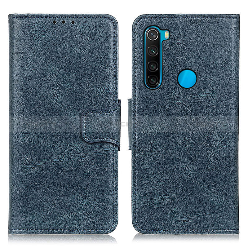 Coque Portefeuille Livre Cuir Etui Clapet M09L pour Xiaomi Redmi Note 8 (2021) Bleu Plus