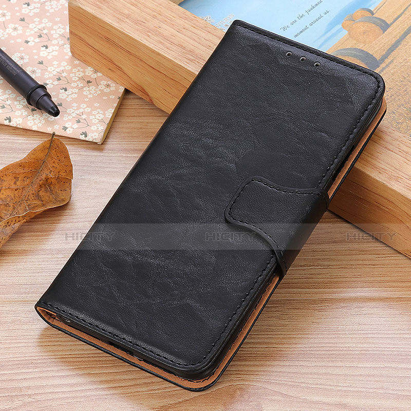 Coque Portefeuille Livre Cuir Etui Clapet M10L pour Motorola Moto Edge 30 Pro 5G Noir Plus