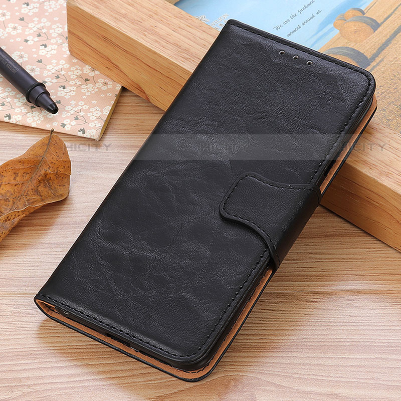 Coque Portefeuille Livre Cuir Etui Clapet M10L pour Motorola Moto Edge S30 5G Noir Plus