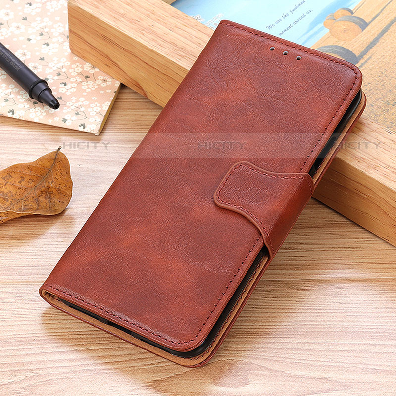 Coque Portefeuille Livre Cuir Etui Clapet M10L pour Motorola Moto G Play (2023) Marron Plus