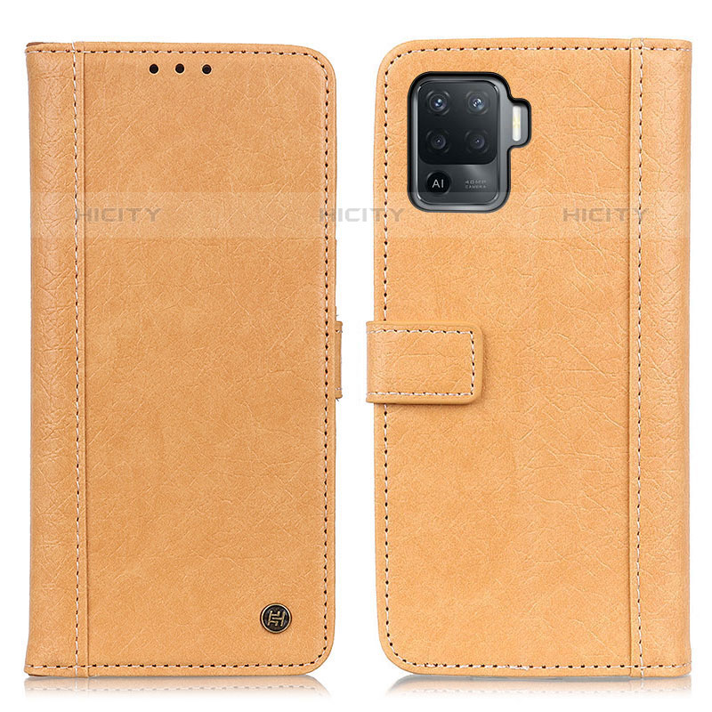 Coque Portefeuille Livre Cuir Etui Clapet M10L pour Oppo A94 4G Kaki Plus