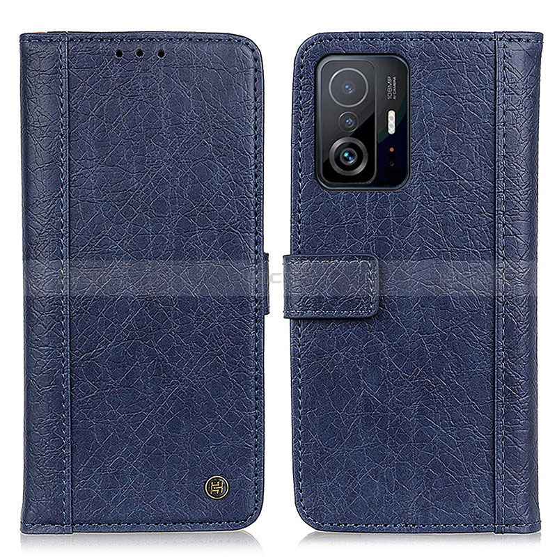 Coque Portefeuille Livre Cuir Etui Clapet M10L pour Xiaomi Mi 11T Pro 5G Bleu Plus