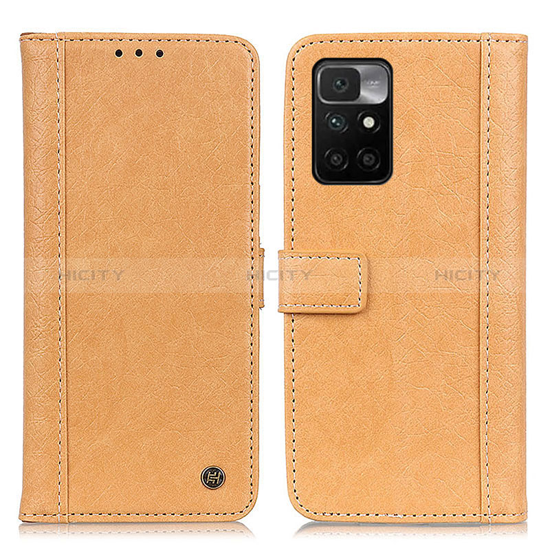 Coque Portefeuille Livre Cuir Etui Clapet M10L pour Xiaomi Redmi Note 11 4G (2021) Kaki Plus