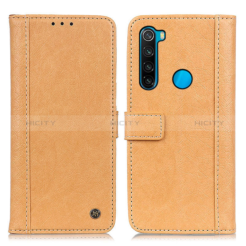 Coque Portefeuille Livre Cuir Etui Clapet M10L pour Xiaomi Redmi Note 8 (2021) Kaki Plus