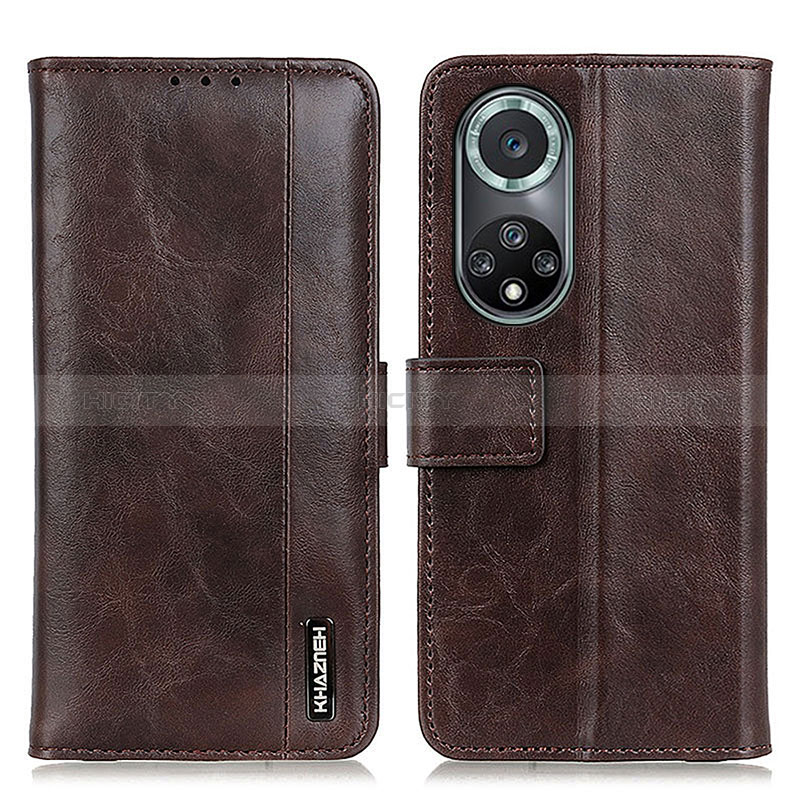 Coque Portefeuille Livre Cuir Etui Clapet M11L pour Huawei Nova 9 Pro Marron Plus