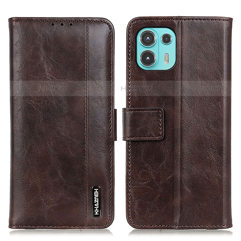 Coque Portefeuille Livre Cuir Etui Clapet M11L pour Motorola Moto Edge 20 Lite 5G Marron Plus