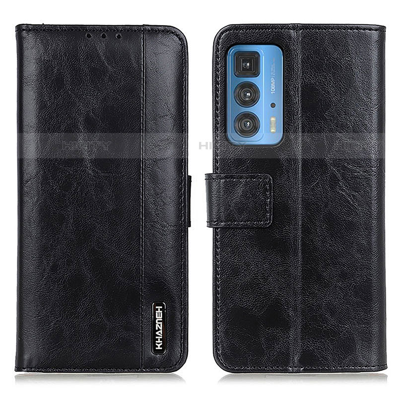 Coque Portefeuille Livre Cuir Etui Clapet M11L pour Motorola Moto Edge 20 Pro 5G Noir Plus