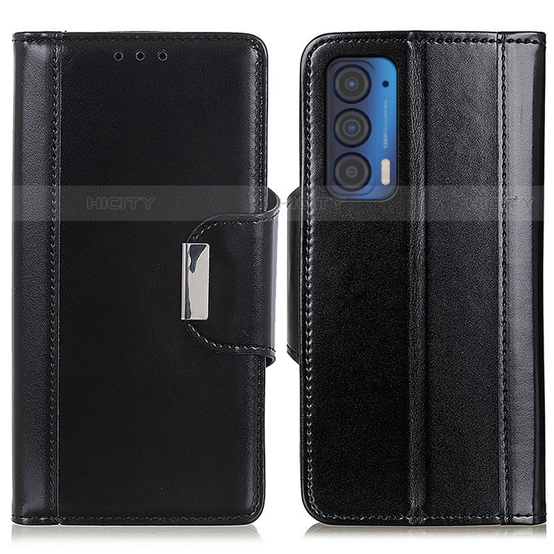 Coque Portefeuille Livre Cuir Etui Clapet M11L pour Motorola Moto Edge (2021) 5G Noir Plus