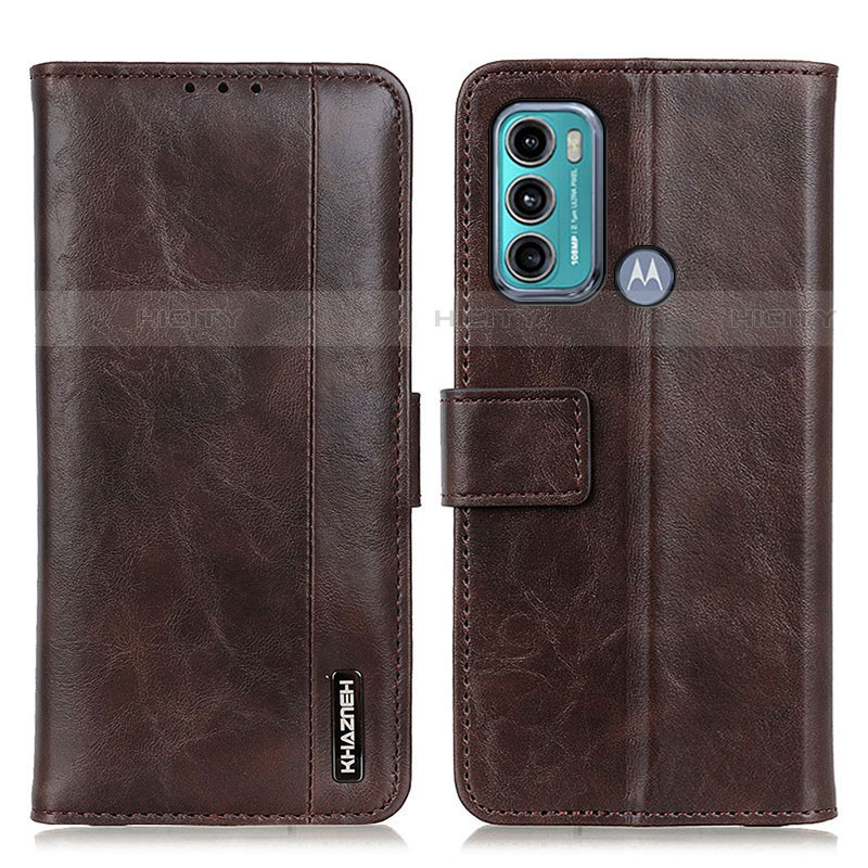 Coque Portefeuille Livre Cuir Etui Clapet M11L pour Motorola Moto G60 Marron Plus