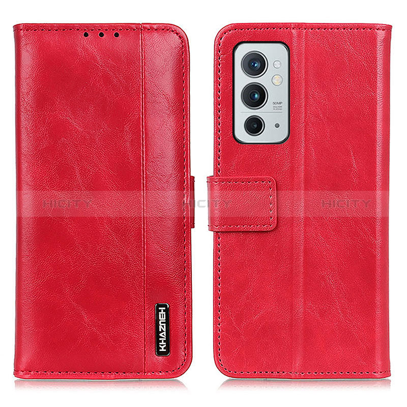 Coque Portefeuille Livre Cuir Etui Clapet M11L pour OnePlus 9RT 5G Rouge Plus