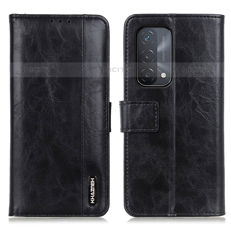 Coque Portefeuille Livre Cuir Etui Clapet M11L pour Oppo A93 5G Noir Plus