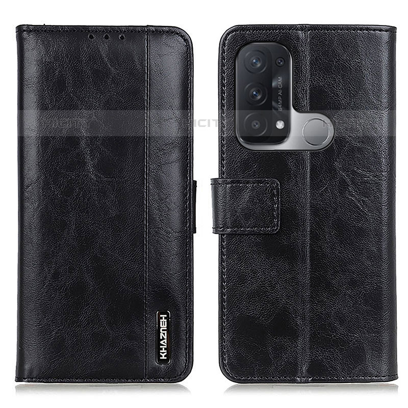 Coque Portefeuille Livre Cuir Etui Clapet M11L pour Oppo Reno5 A Noir Plus