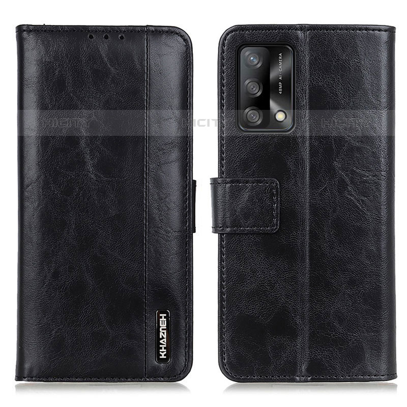 Coque Portefeuille Livre Cuir Etui Clapet M11L pour Oppo Reno6 Lite Noir Plus