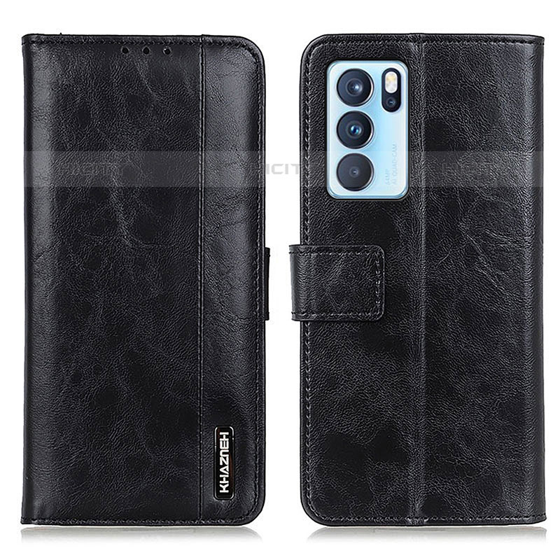 Coque Portefeuille Livre Cuir Etui Clapet M11L pour Oppo Reno6 Pro 5G India Plus