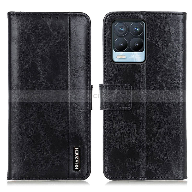 Coque Portefeuille Livre Cuir Etui Clapet M11L pour Realme 8 4G Noir Plus