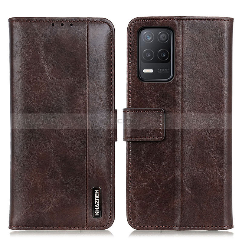 Coque Portefeuille Livre Cuir Etui Clapet M11L pour Realme 8 5G Marron Plus