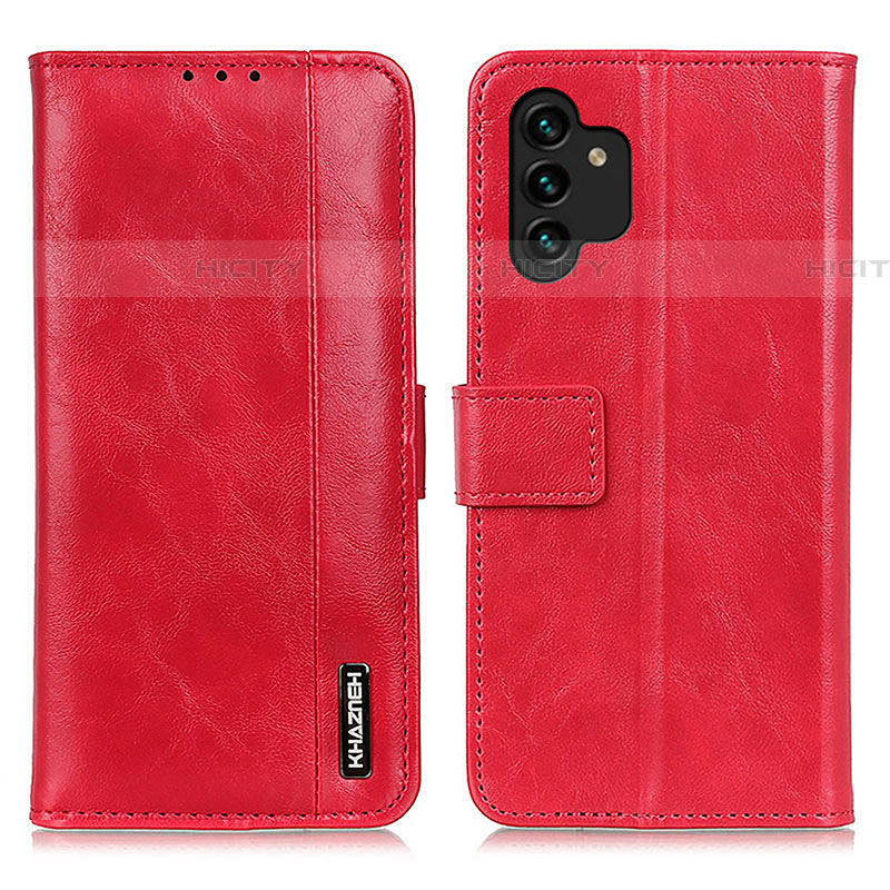 Coque Portefeuille Livre Cuir Etui Clapet M11L pour Samsung Galaxy A04s Rouge Plus