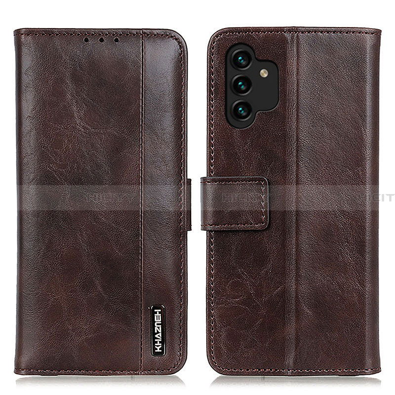 Coque Portefeuille Livre Cuir Etui Clapet M11L pour Samsung Galaxy A13 4G Marron Plus