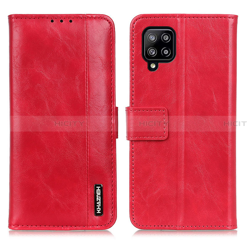 Coque Portefeuille Livre Cuir Etui Clapet M11L pour Samsung Galaxy A22 4G Rouge Plus