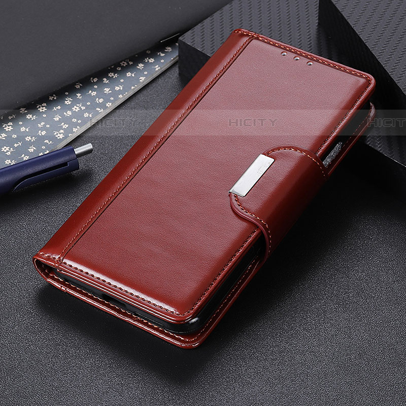 Coque Portefeuille Livre Cuir Etui Clapet M11L pour Samsung Galaxy A52 5G Marron Plus