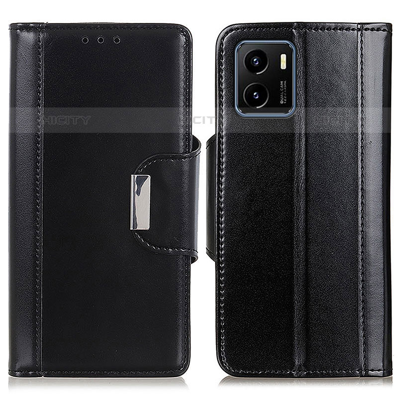 Coque Portefeuille Livre Cuir Etui Clapet M11L pour Vivo iQOO U5x Noir Plus