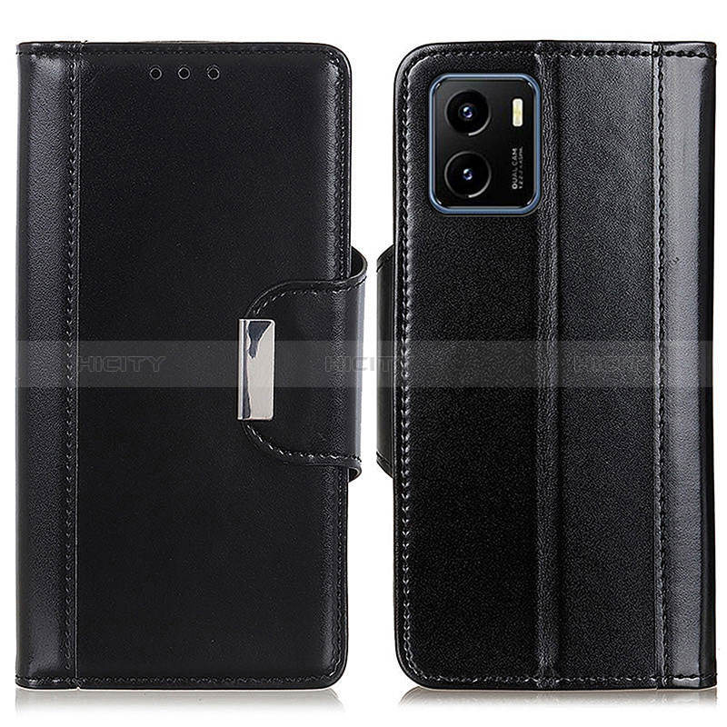 Coque Portefeuille Livre Cuir Etui Clapet M11L pour Vivo Y01 Noir Plus