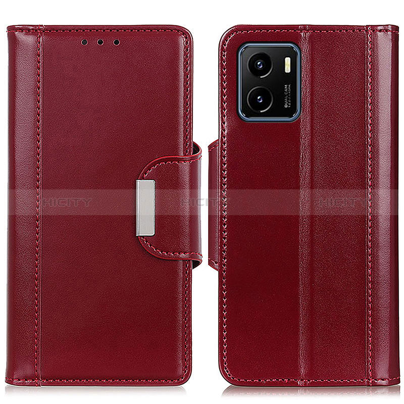 Coque Portefeuille Livre Cuir Etui Clapet M11L pour Vivo Y01 Rouge Plus