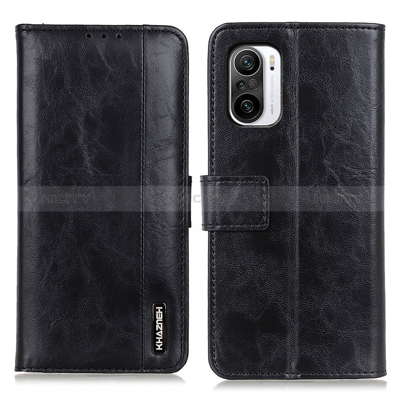 Coque Portefeuille Livre Cuir Etui Clapet M11L pour Xiaomi Poco F3 5G Noir Plus