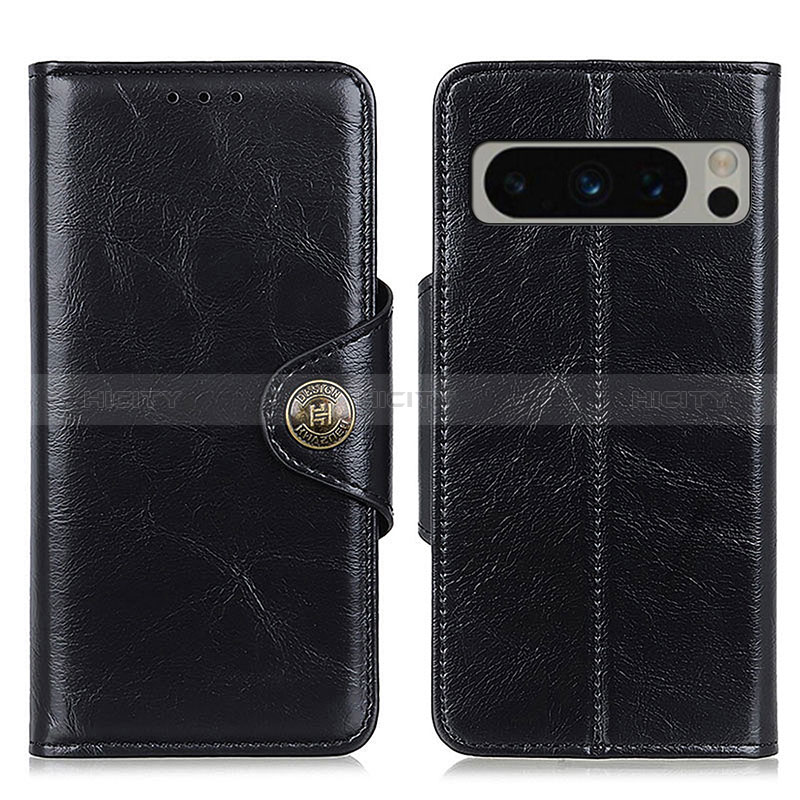 Coque Portefeuille Livre Cuir Etui Clapet M12L pour Google Pixel 8 Pro 5G Noir Plus