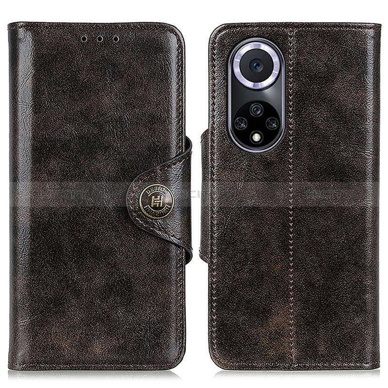 Coque Portefeuille Livre Cuir Etui Clapet M12L pour Huawei Honor 50 5G Bronze Plus