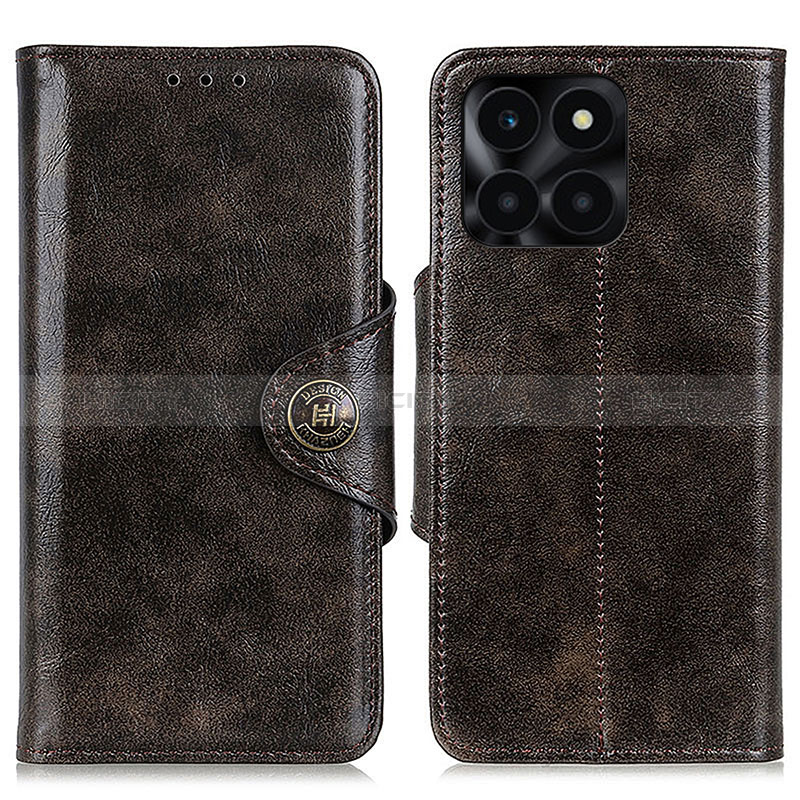 Coque Portefeuille Livre Cuir Etui Clapet M12L pour Huawei Honor X6a Bronze Plus