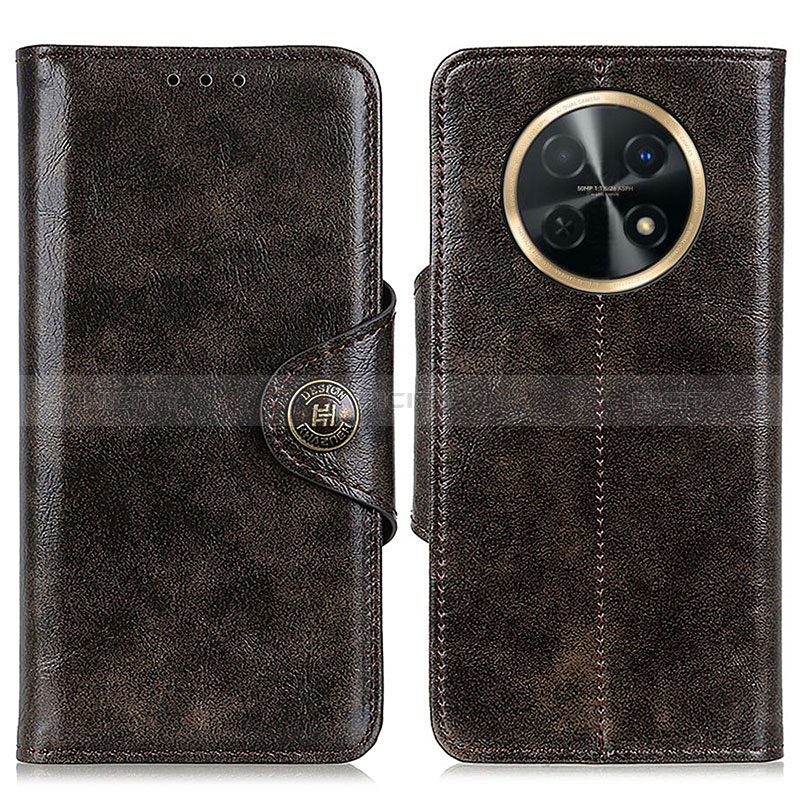 Coque Portefeuille Livre Cuir Etui Clapet M12L pour Huawei Nova Y91 Bronze Plus