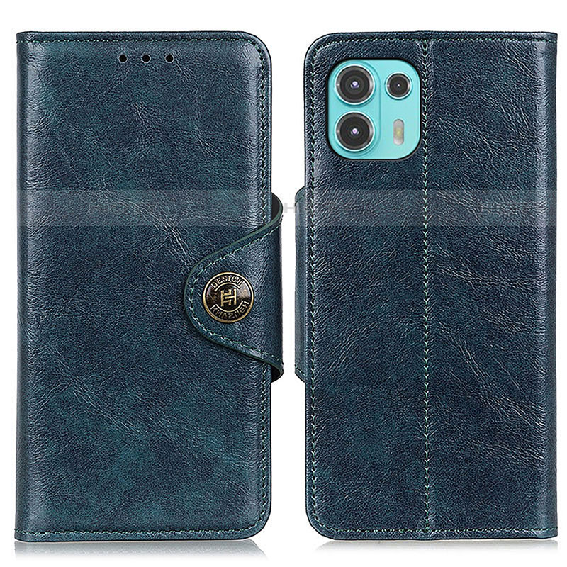 Coque Portefeuille Livre Cuir Etui Clapet M12L pour Motorola Moto Edge 20 Lite 5G Bleu Plus