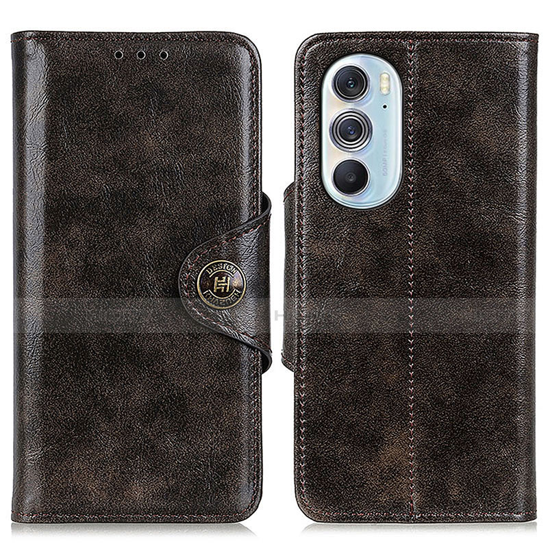 Coque Portefeuille Livre Cuir Etui Clapet M12L pour Motorola Moto Edge 30 Pro 5G Bronze Plus